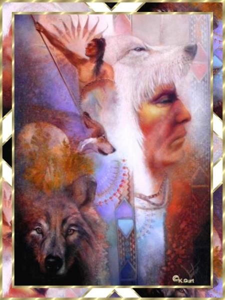 Native Modern Art by  K . Gurt